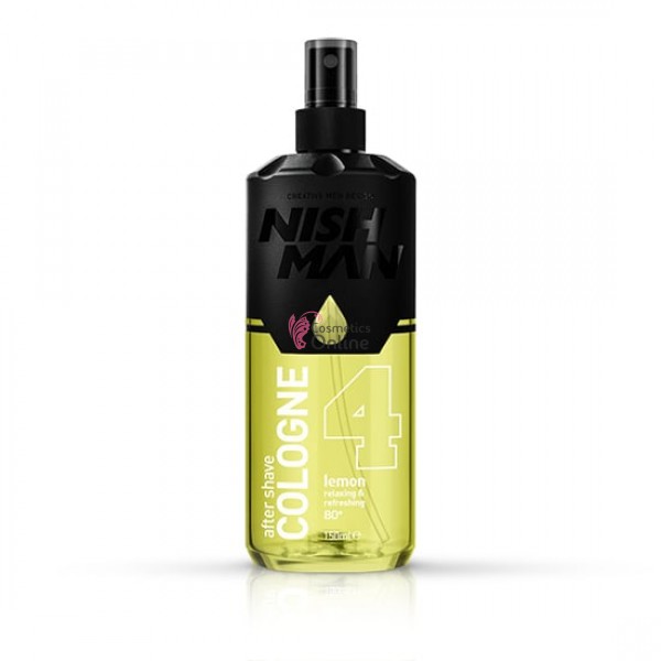 After shave colonie Nish Man No.4 Lemon 150 ml – ambalaj fresh citric
